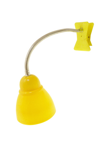 Lampe pince jaune