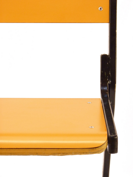 Chaise d'école Espagnole orange