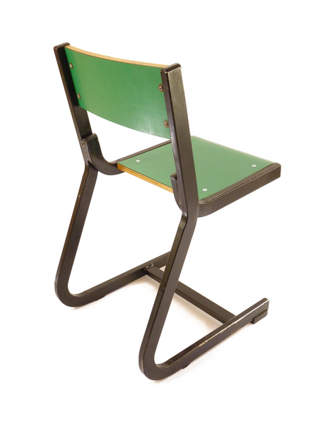 Chaise d'école Espagnole verte