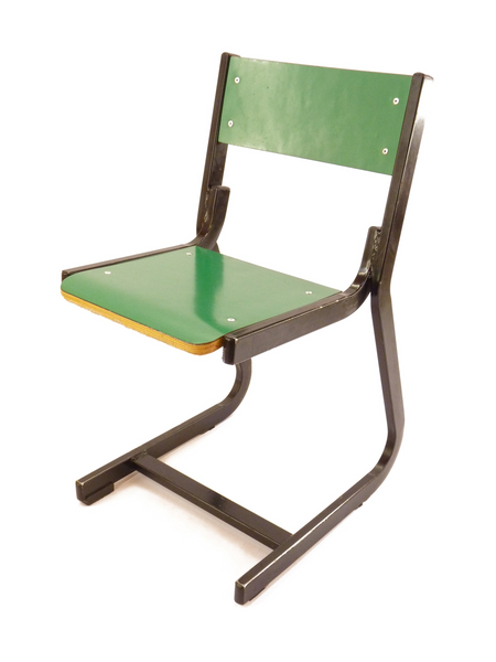 Chaise d'école Espagnole verte
